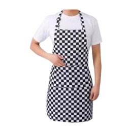 SKAP083 personal design black and white plaid apron, custom hanging neck western food cafe black and white plaid apron, black and white plaid apron manufacturer monogrammed aprons SKAP083 personal design black and white plaid apron, custom hanging neck western food cafe black and white plaid apron, black and white plaid apron manufacturer monogrammed aprons